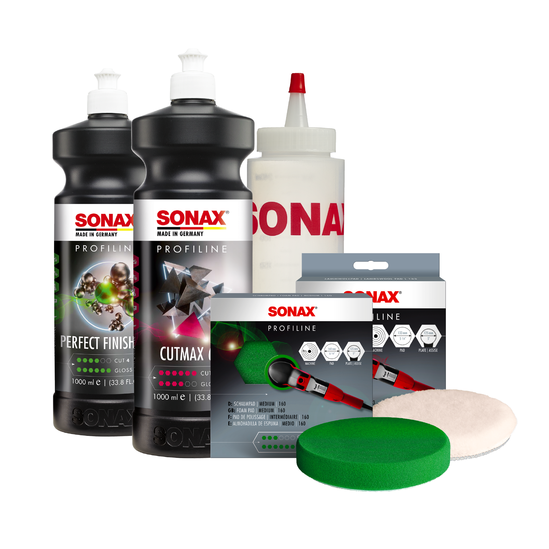 SONAX Renovador plásticos (100 ml) con esponja aplicadora